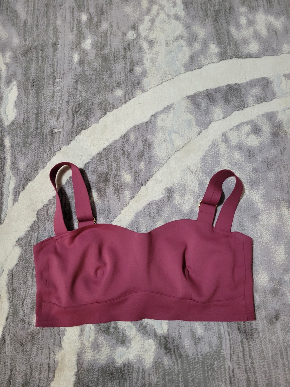 Free People Rose Mauve Bustier Bralette Size L